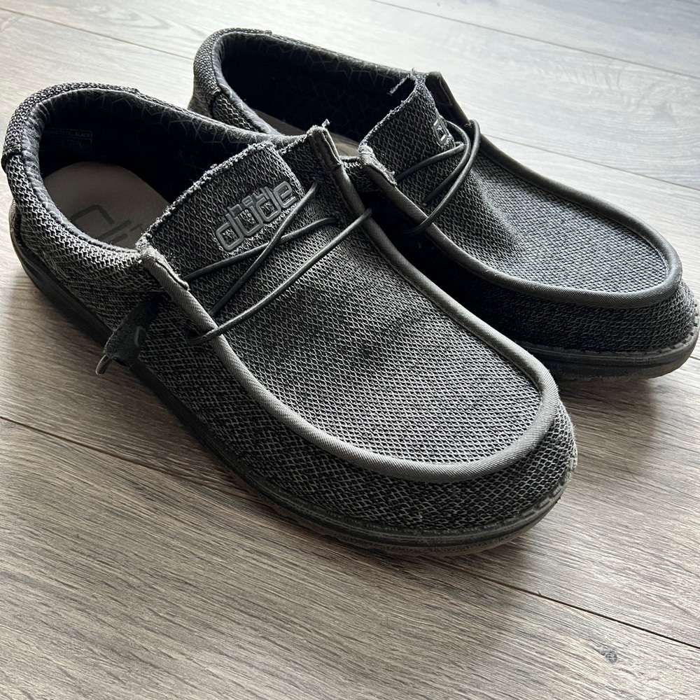 Hey Dude Men's Charcoal Slip-On Loafers